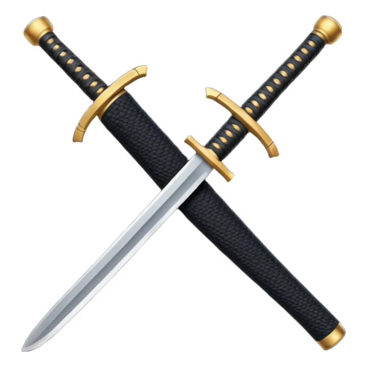The hilt of a samurai sword sticker