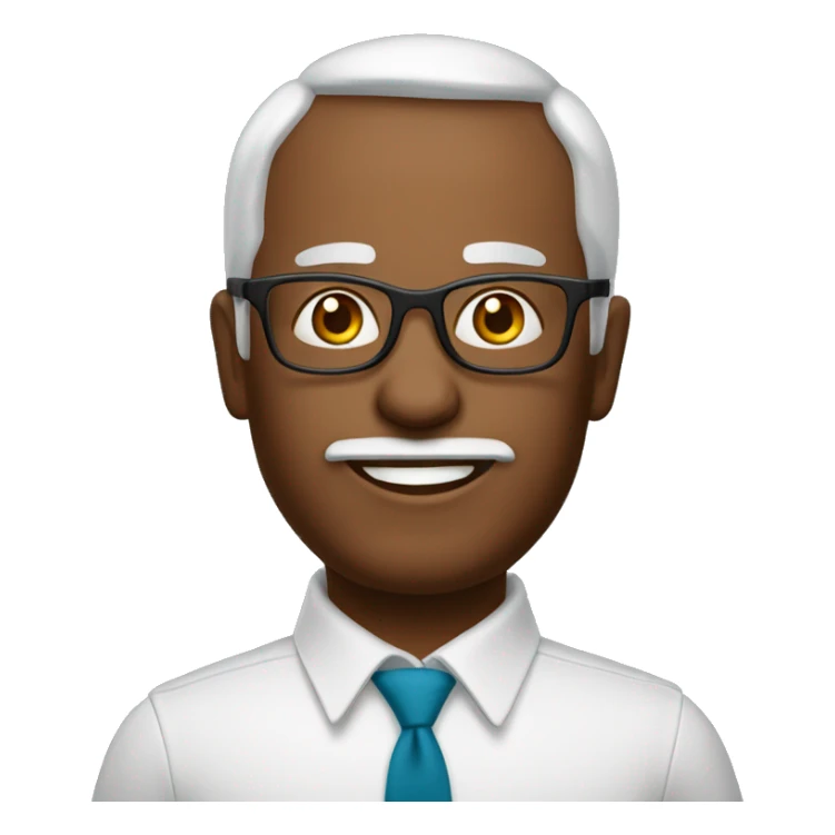 PAS DE HEEUX 45 ANS AVEC DES LUNETTES ET BLANC sticker