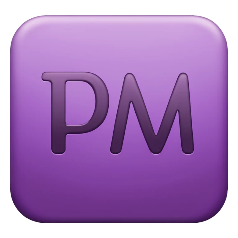 "Name" plum color letters, bold font sticker
