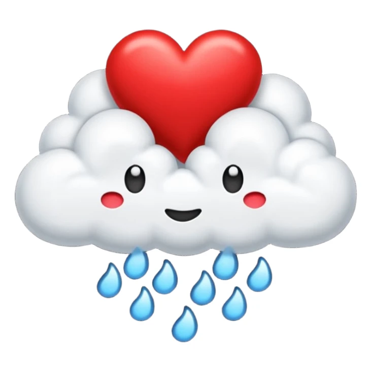Puedes hacerme una nube pensando y dentro ese emoji sticker