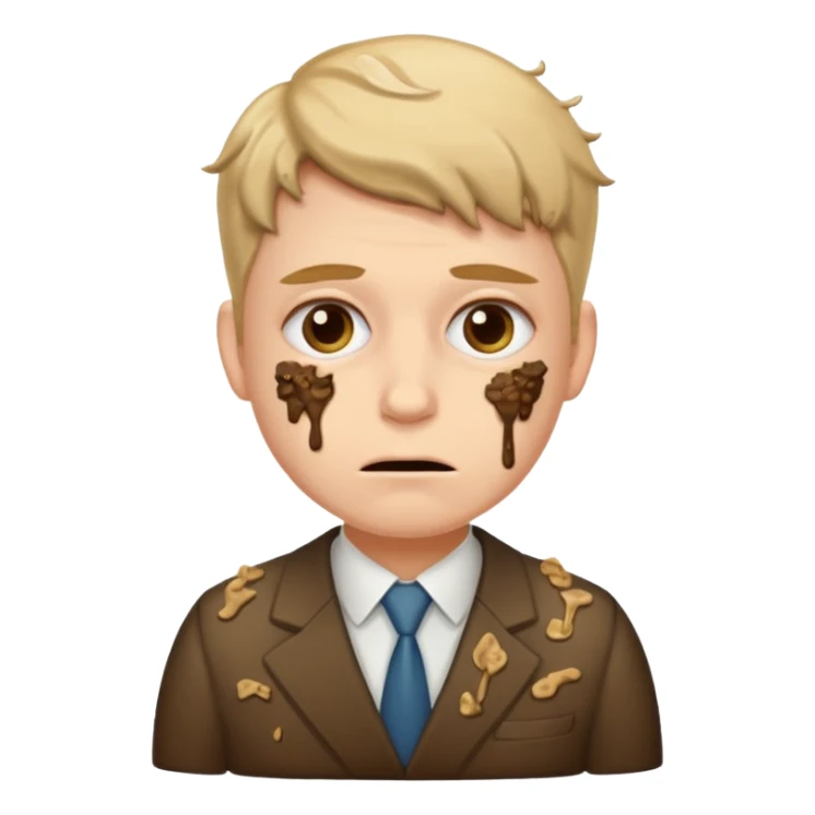 accountant covered in shit sticker