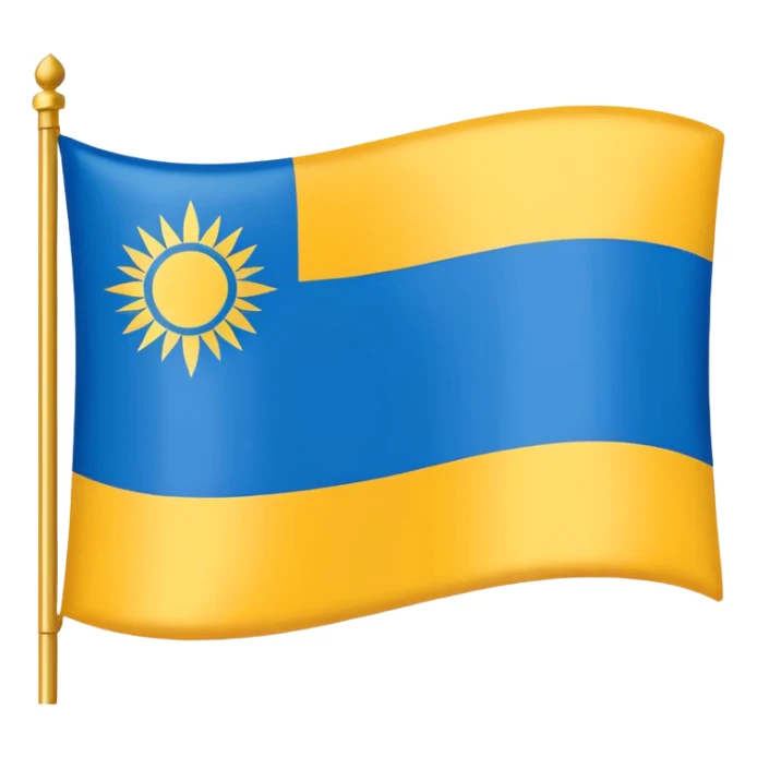 The flag of Kalmykia sticker