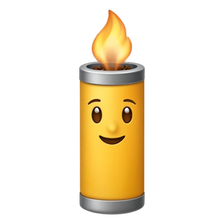 Sigara içen döğmeli sarı emoji sticker