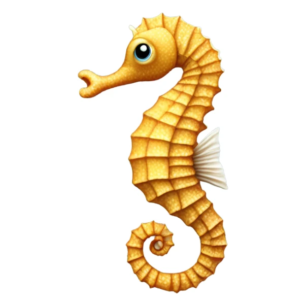 A seahorse sticker