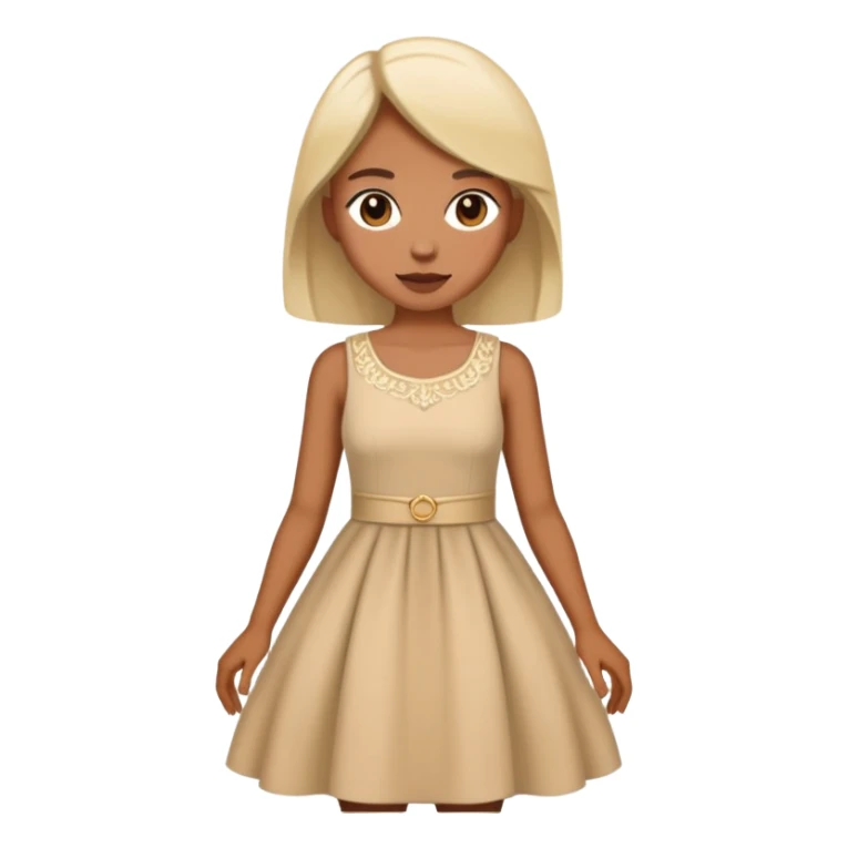 Me wearing a dress  sticker