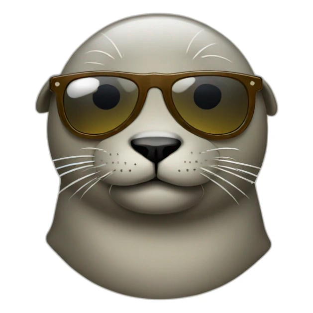 seal-with-sunglasses-and-big-smile sticker