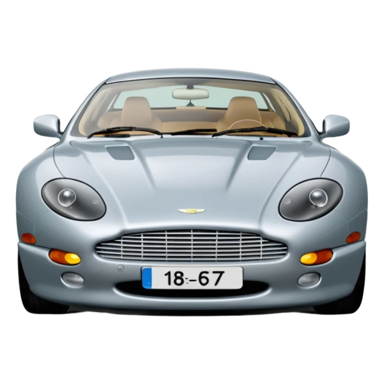 1992 Aston Martin db7 Solent silver 3.2 litre straight 6 sticker
