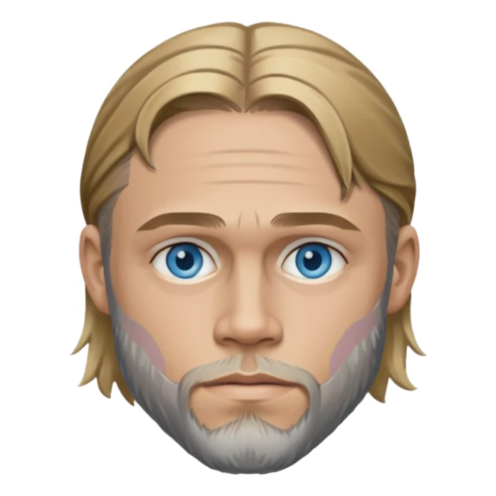 Charlie Hunnam with blue eyes sticker