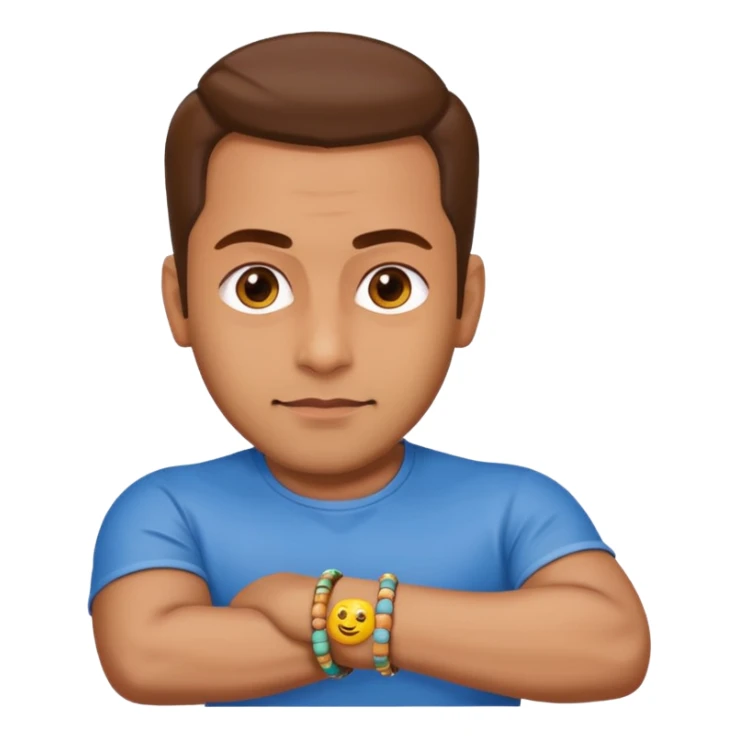 Salman khan bracelet emoji sticker