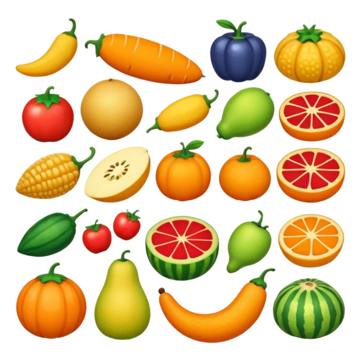 strange food sticker