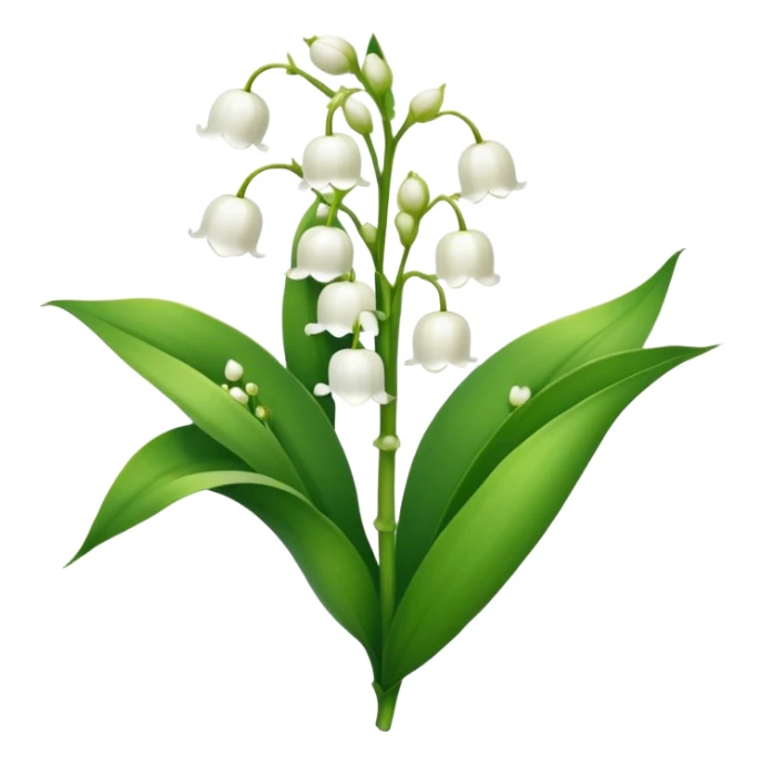 Lily of the valley sticker
