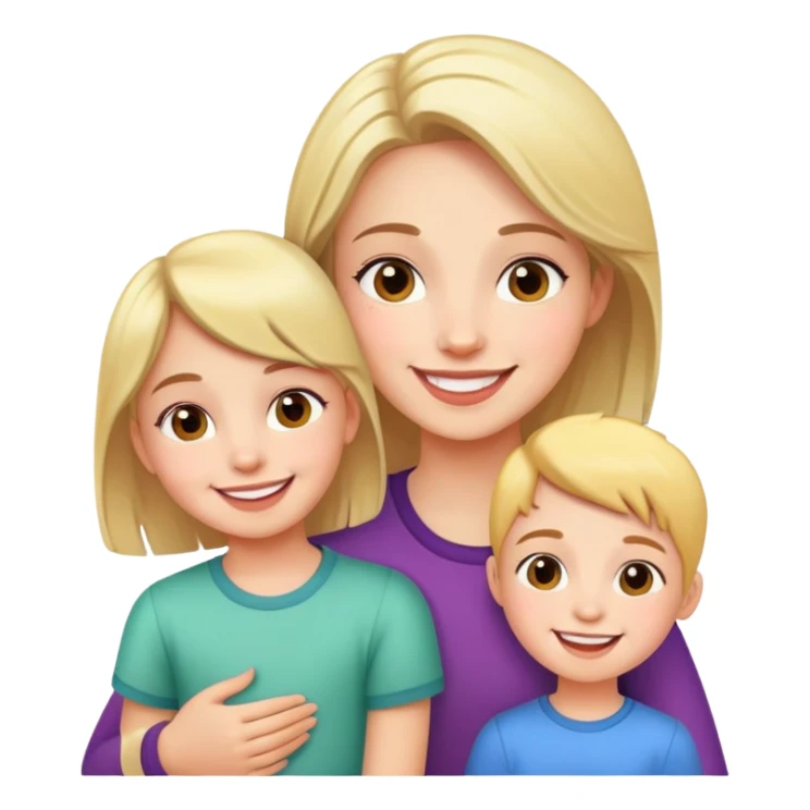 Gay girl with kids sticker