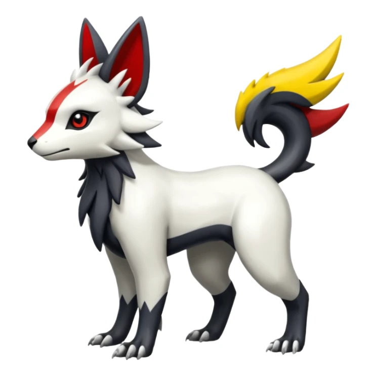 Shiny Linoone-Absol-Trico-Hybrid (Full body) sticker