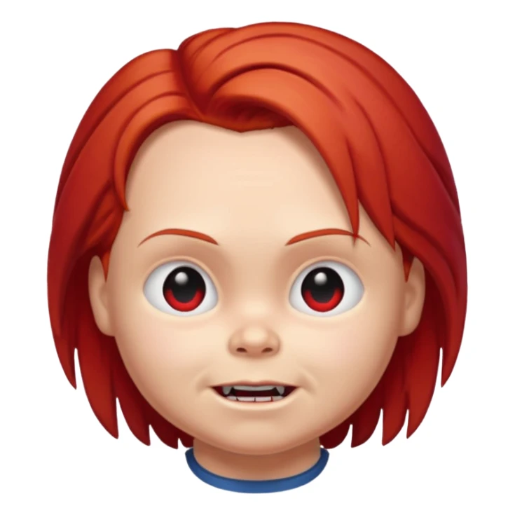 Un emojin de chuky sticker