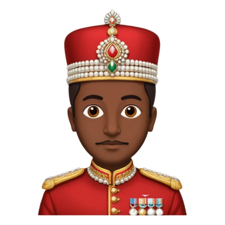 King of Telangana India nizam 7th sticker
