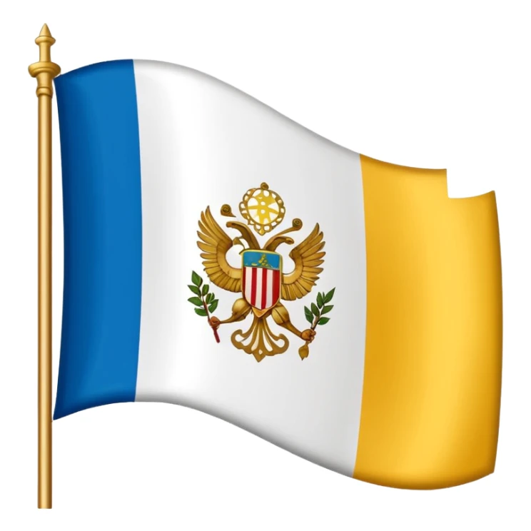 Flag of New Vatican City sticker