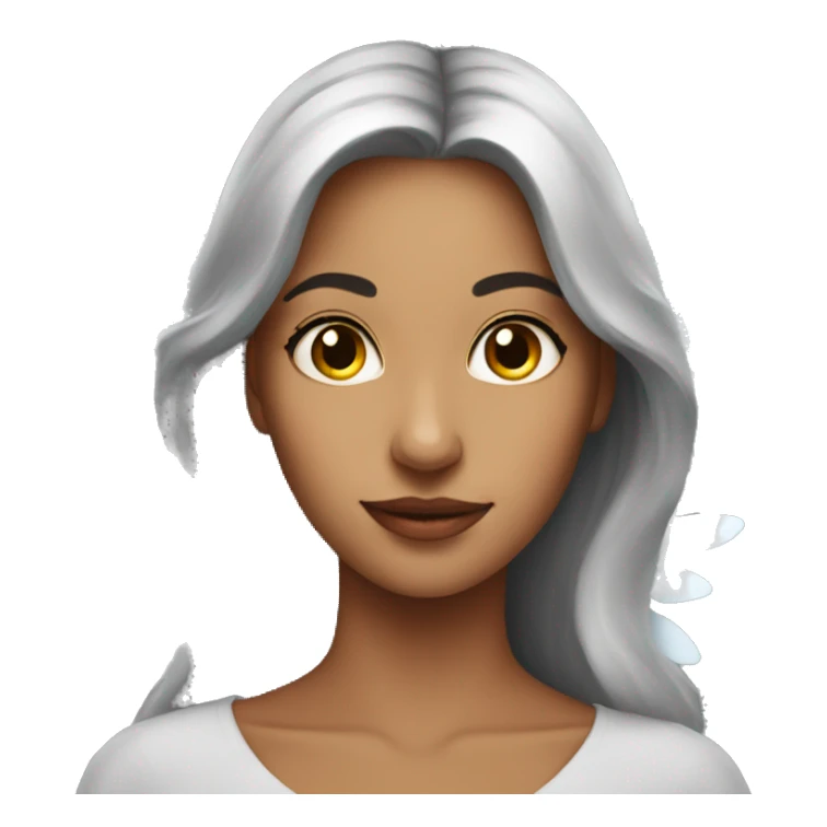 Beautiful woman with wings sticker