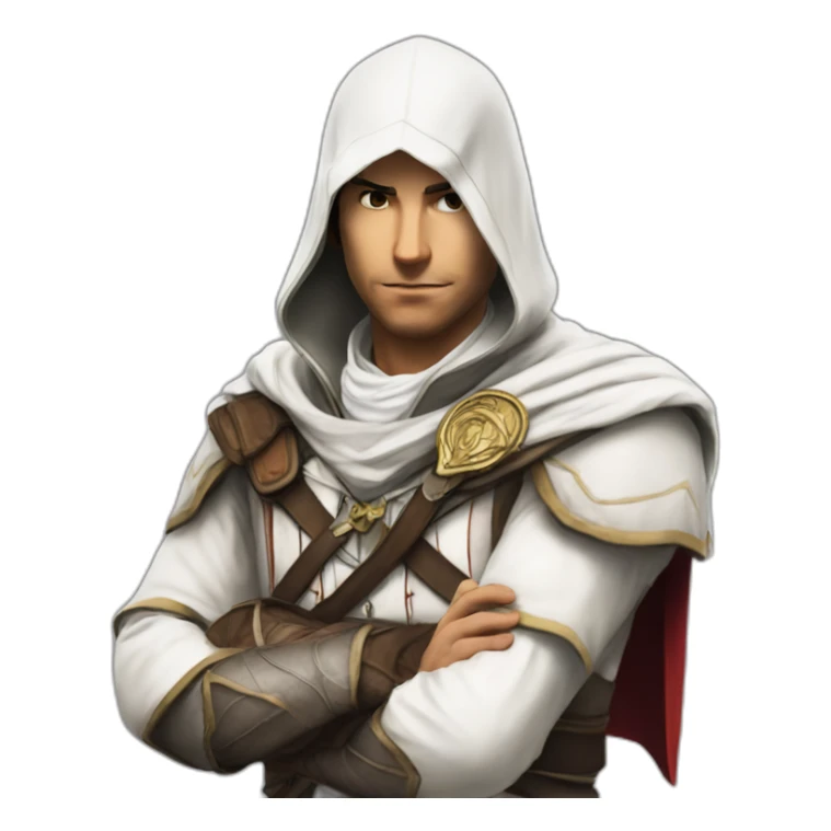 altair from assassins creed vvideogame sticker