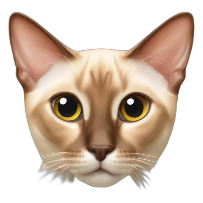 Red point siamese sticker