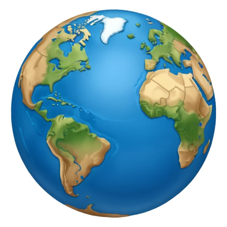 Un emojin de  geografie sticker