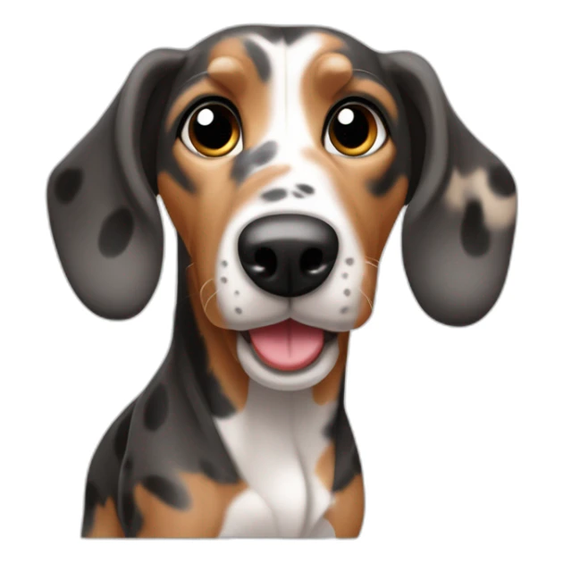 teckel merle sticker