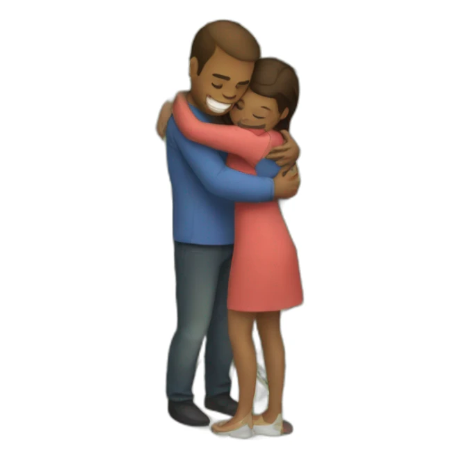 hug + amount of money sticker