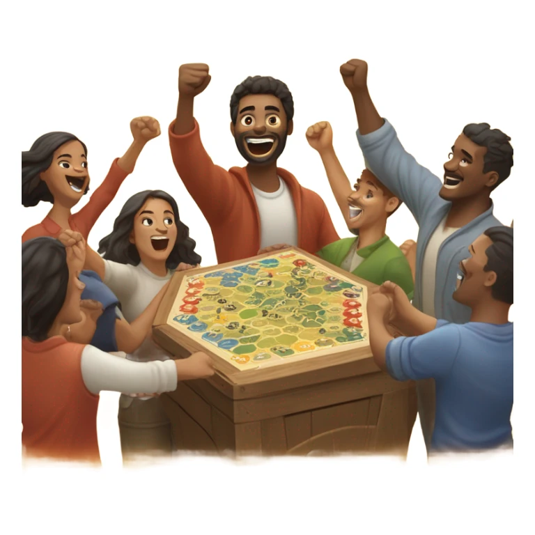 Someone winning settlers of Catan  sticker