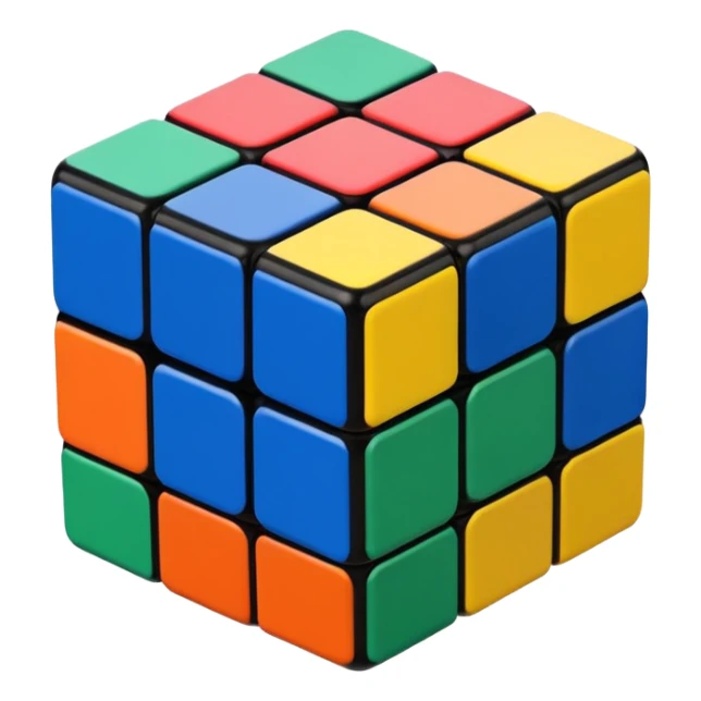 Кубик рубика sticker