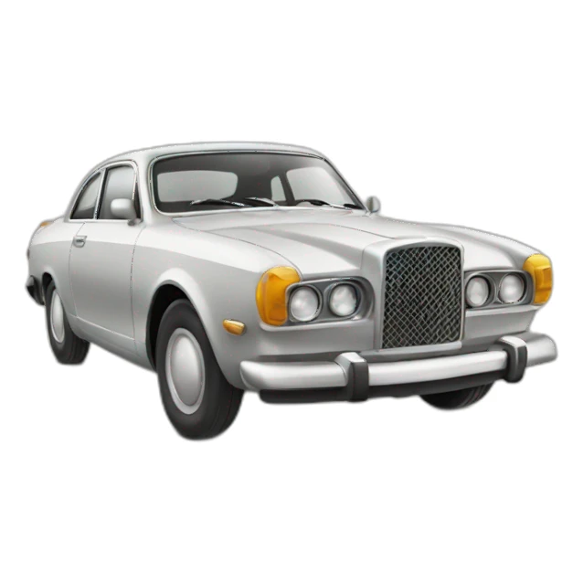 Man with mustache driving volga-car sticker