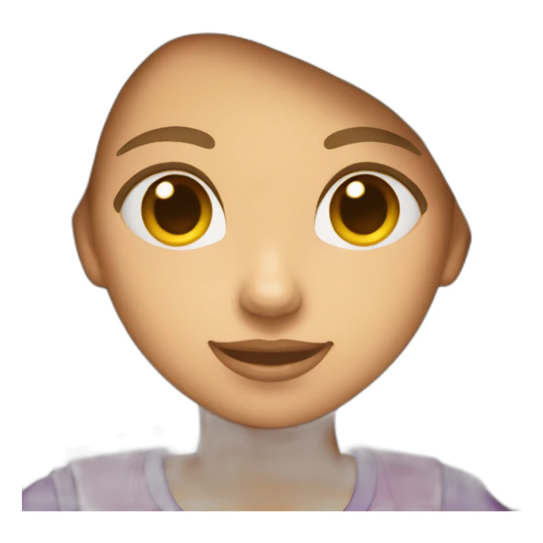 femme qui porte un chat sticker