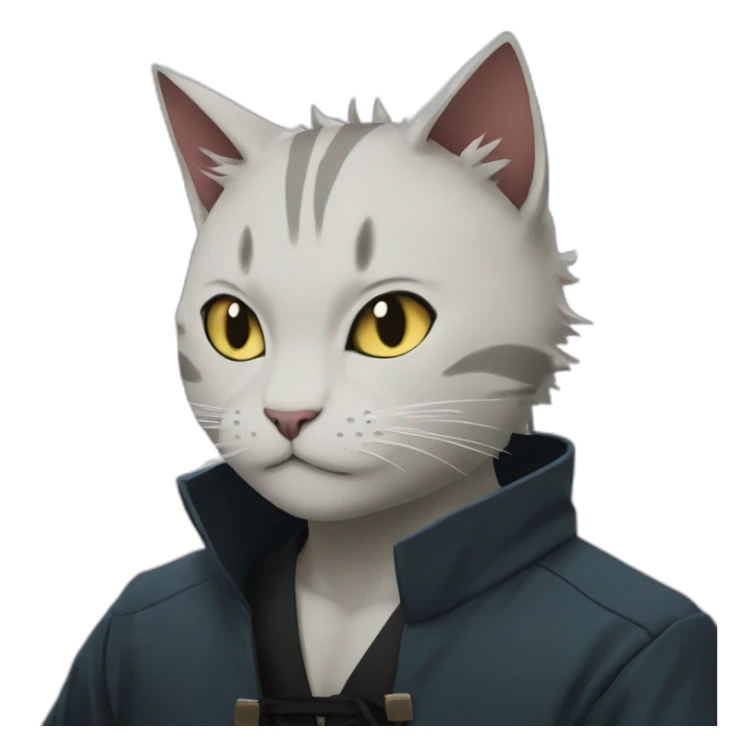 gojo is a cat from jujutsu kaisen sticker