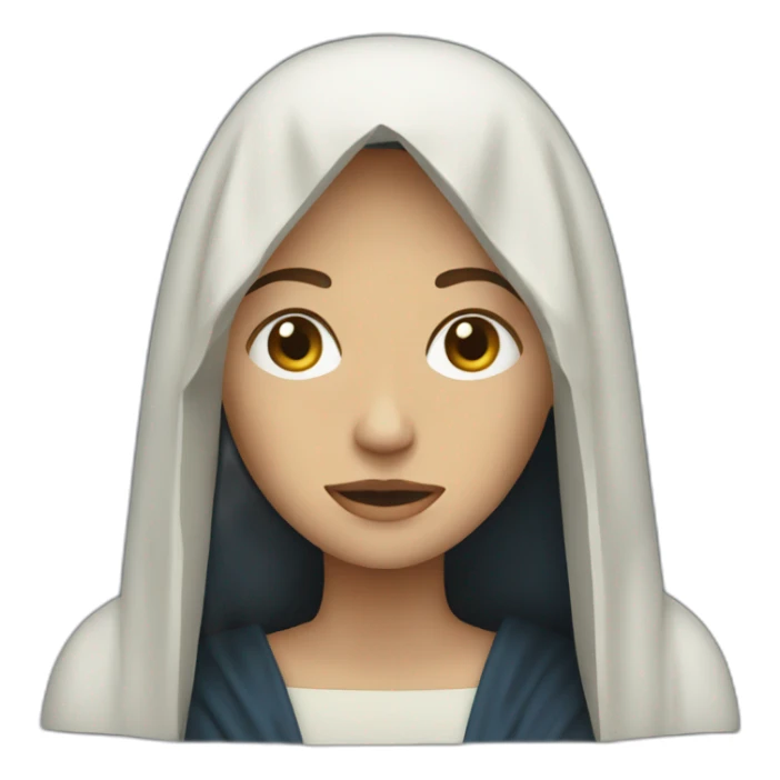 Mary with seven sorrows sticker