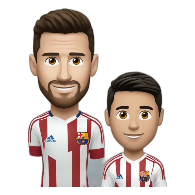 Lionel Messi and cristiano Ronaldo sticker