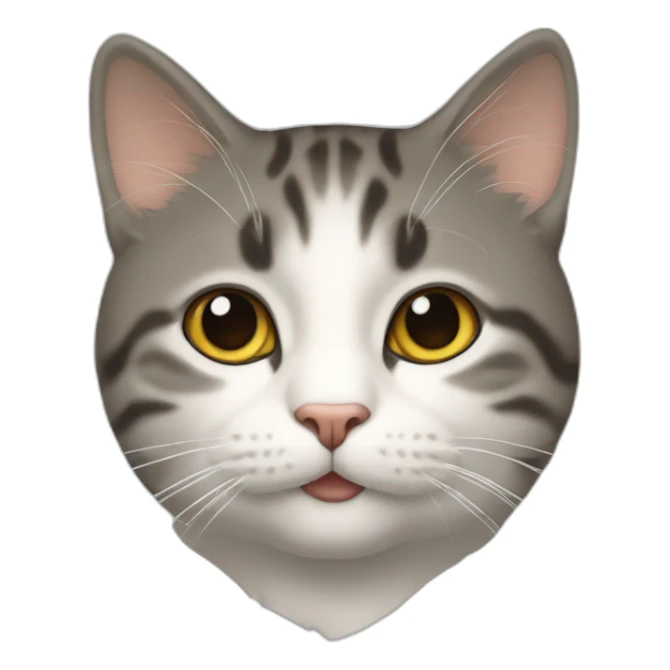 Un chat étonnant sticker