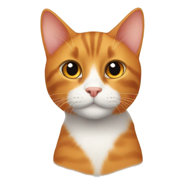Black tuxedo cat and orange tabby sticker