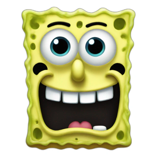 Spongebob evil sticker
