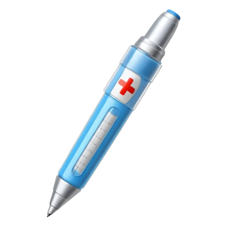 Far pen with medical tape around it sticker