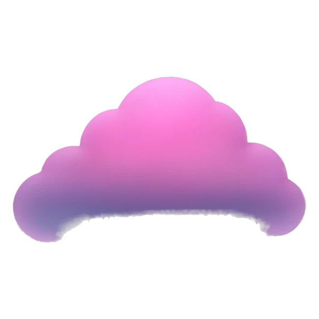 Fog with pink particles without grey areas  sticker