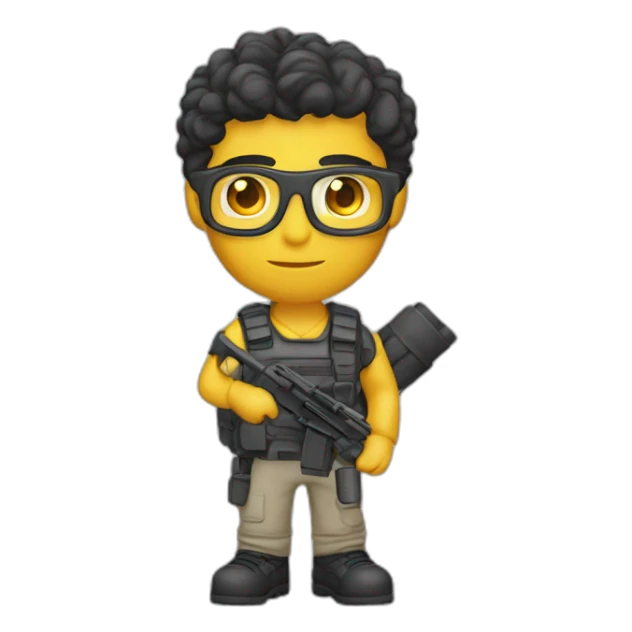 male high school student modern sporting tactical grip aimpoint sticker