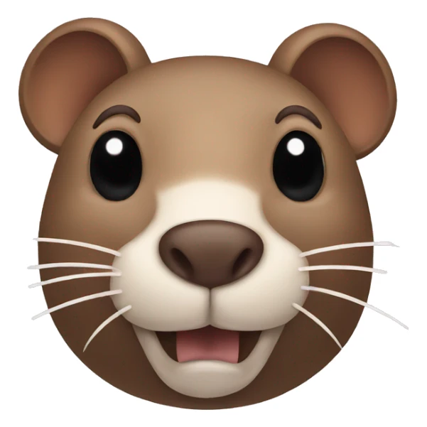 beaver mouse sticker