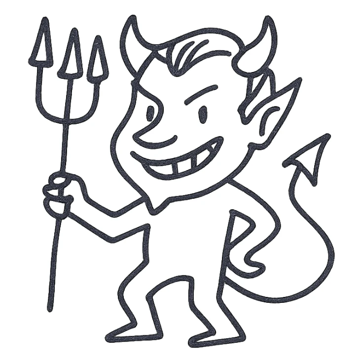 el diablito rojo sticker