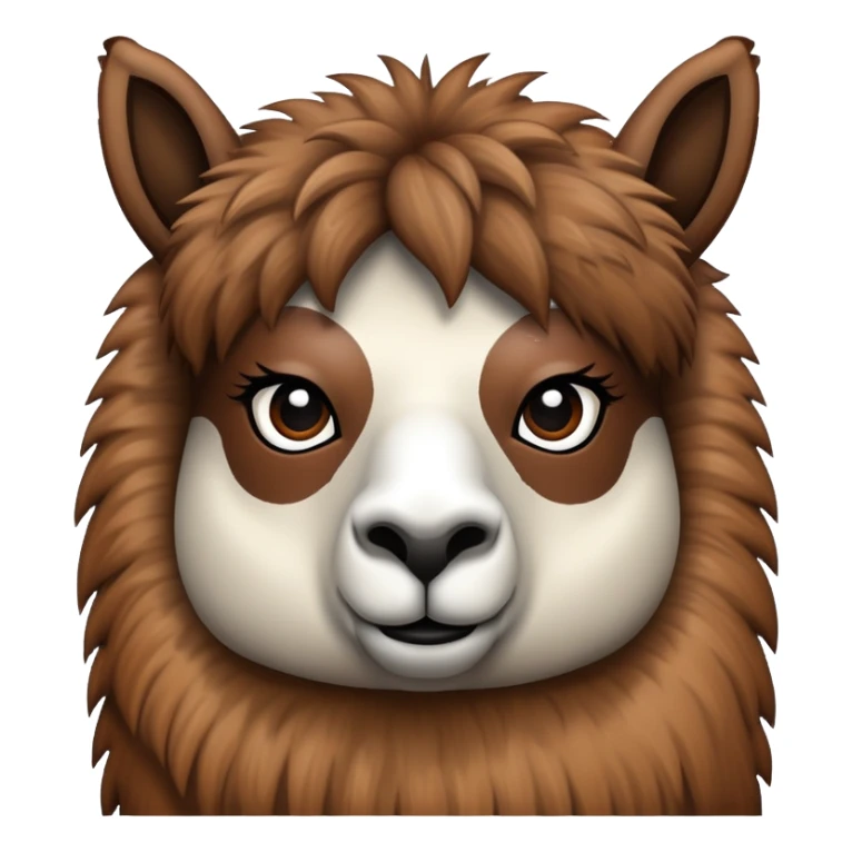 llama with steel resilient coil around sticker