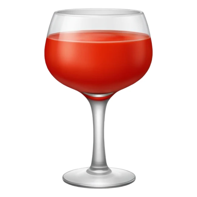 tomato puree in a glass glass transparent sticker