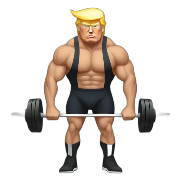 donald trump deadlift sticker
