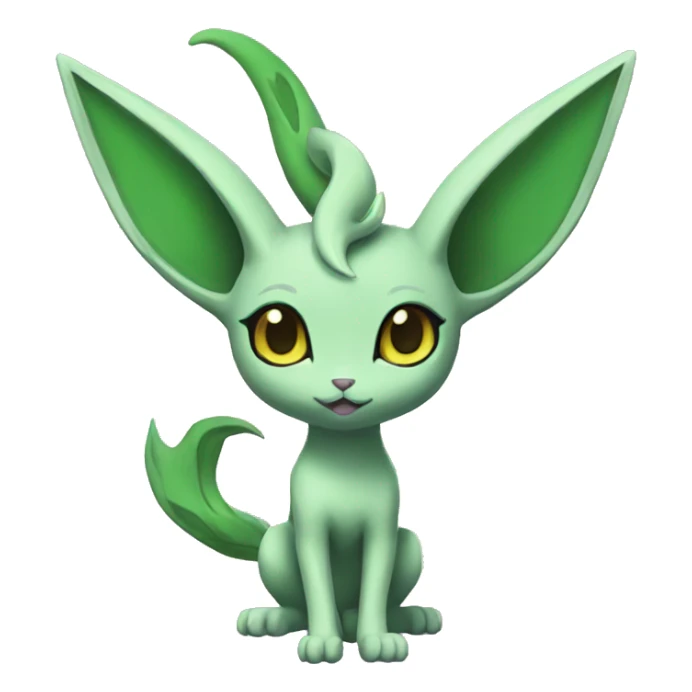 Espeon-Leafeon full body sticker