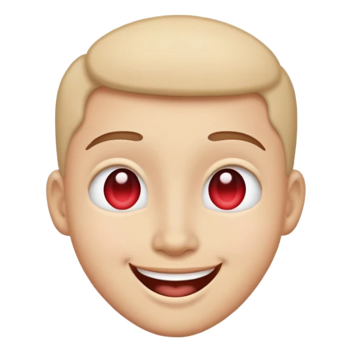 happy face with heart in eyes sticker