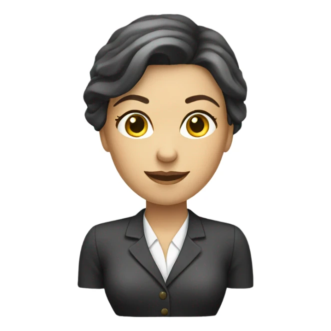 Caucasian Female business banker sticker