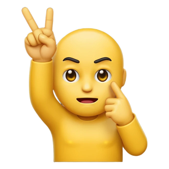 emoji with middle finger  sticker