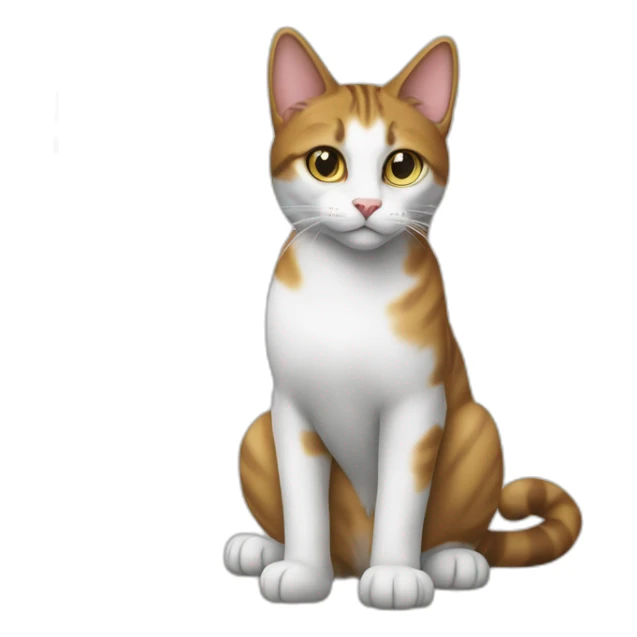 un cat sur un chien sticker