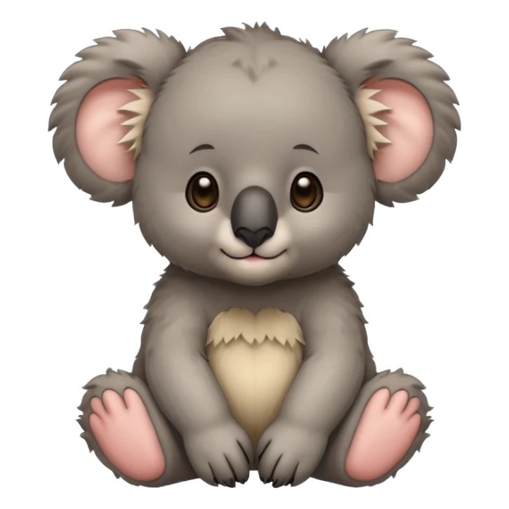 Half koala bear and half lion baby 🐨🦁 sticker